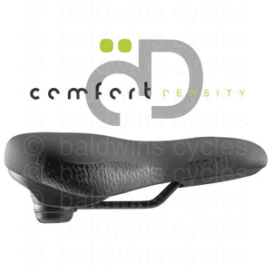 DDK D050 Comfort Density City Saddle in Black