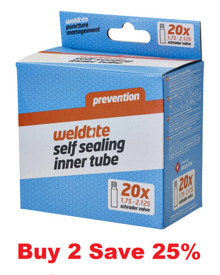 Weldtite Self Sealing Inner Tube Folding / Shopper / E Bike - 20