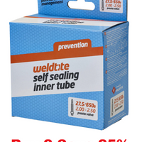 Weldtite Self Sealing Inner Tube MTB / E Bike - 27.5" / 650B Presta (Dr Sludge)