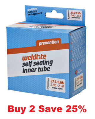Weldtite Self Sealing Inner Tube MTB / E Bike - 27.5