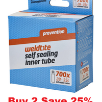 Weldtite Self Sealing Inner Tube Hybrid / Treking - 700 x 28-35c Schrader