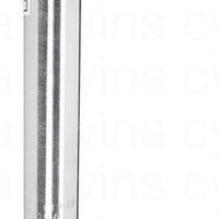 Ergotec Cat Niro City / Hybrid Quill Stem 22.2mm in Silver/Black