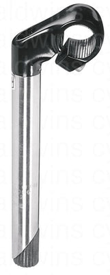 Ergotec Cat Niro City / Hybrid Quill Stem 25.4mm in Silver/Black