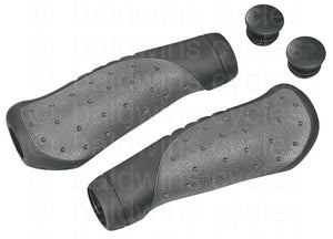 Ergotec OHIO Kraton/Gel Handlebar Grips in Black/Grey