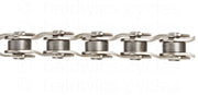 KMC HL1 - Half Link Nickel Plated BMX Chain in Silver (boxed)