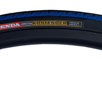KENDA KONTENDER 700 x 23c BLUE STRIPES Road Racing Bike TYREs TUBEs
