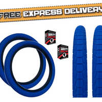 KENDA KRAKPOT 20 x 1.95 BLUE Kids BMX Bike Freestyle Street TYREs TUBEs K-90