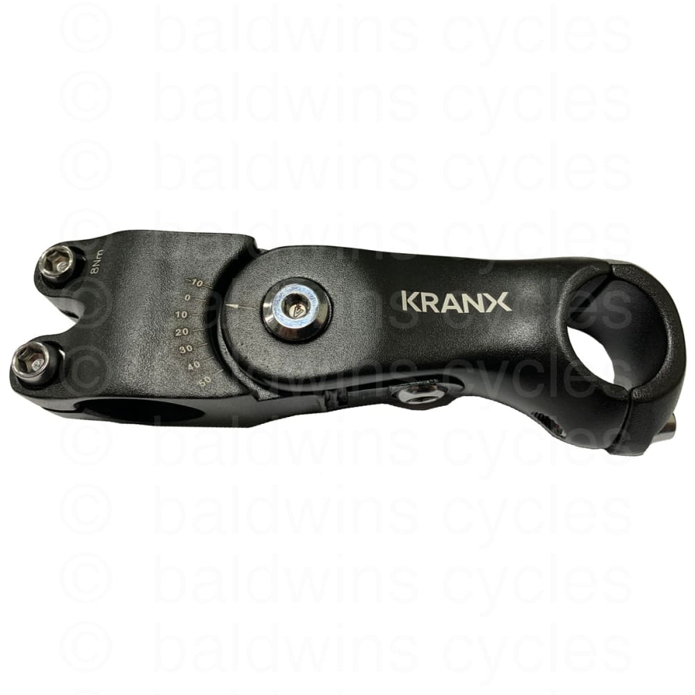 KranX 25.4mm Adjustable A/Head 1 1/8" Stem 110mm in Black