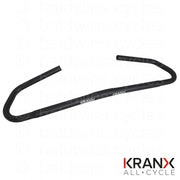 KranX 25.4mm Alloy City Comfort Handlebars in Black. Size: 570mm
