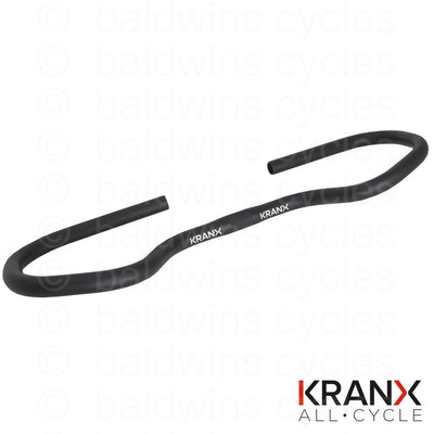 KranX 25.4mm Alloy Trekking City Handlebars in Black. Size: 585mm