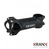 KranX 31.8mm Alloy A/Head 1 1/8" +/-7° Stem in Black - 120mm