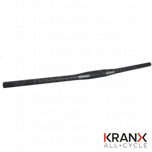 KranX 31.8mm Alloy Flat MTB Handlebars in Black. Size: 720mm