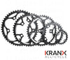 KranX 64BCD Pressed Alloy Chainring in Black 22T