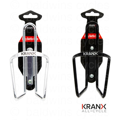 KranX Alloy 6mm Bottle Cage - Black