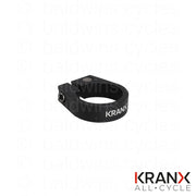 KranX Alloy Allen Key Seat Clamp in Black - 31.8mm