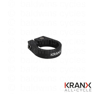 KranX Alloy Allen Key Seat Clamp in Black - 34.9mm