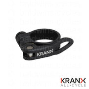 KranX Alloy Q/R Seat Clamp in Black - 28.6mm