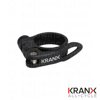 KranX Alloy Q/R Seat Clamp in Black - 31.8mm
