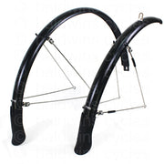 KranX FendR Pre-Assembled Full Length Mudguard 35mm - Silver