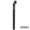 KranX Micro Alloy 400mm 12mm Offset Seatpost in Black - 26.6mm