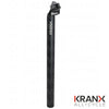 KranX Micro Alloy 400mm 12mm Offset Seatpost in Black - 27.0mm