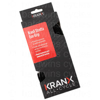 KranX Stretta Eco-Grip PU/EVA Handlebar Tape in Black