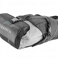 Lotus Explorer Saddle Bag with Dry Bag in Black/Grey (8.8L)