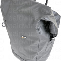 Lotus H2O Waterproof Rear Pannier Bags in Black (Pair) (22.4L x 2)