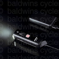 Ravemen LR1600 USB Rechargeable Curved Lens Front Light in Matt Black (1600 Lumens)