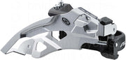 Shimano Alivio 9 Speed Top Swing - Dual Pull - Multi Fit MTB Front Mech in Silver