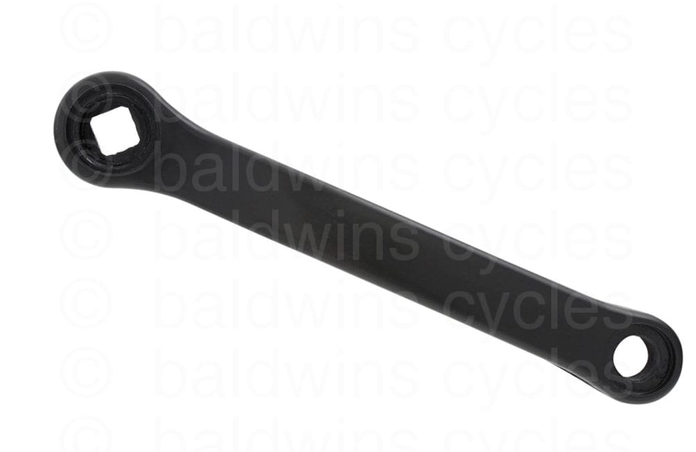Steel Cotterless L/H 170mm Black Plastic Coated Crank - Diamond