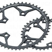 Stronglight 110PCD Type S - 5083 Series 5-Arm Road Black Chainrings 48T-50T - 52T
