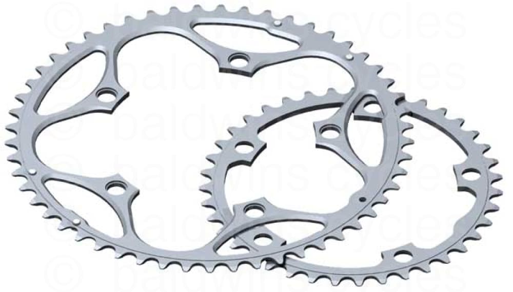 Stronglight 110PCD Type S - 5083 Series 5-Arm Road Silver Chainrings 34T-44T - 38T