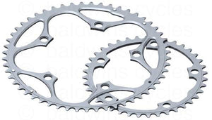 Stronglight 110PCD Type S - 5083 Series 5-Arm Road Silver Chainrings 34T-44T - 42T