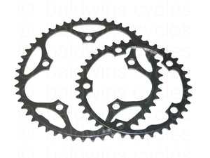Stronglight 130PCD Type S - 5083 Series Shimano 5-Arm Road Chainrings in Black - 42T