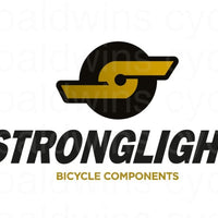 Stronglight 700C - 54mm Touring Section Guards. S-version with Fixed Bridges - Stainless Steel Safe Clip - Black