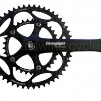 Stronglight Impact Alloy 110PCD 34/50 Chainset 170mm Crank in Black