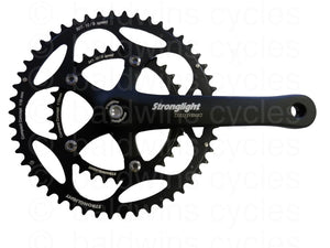 Stronglight Impact Alloy 110PCD 34/50 Chainset 170mm Crank in Black
