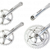 Stronglight Impact Tandem 48/38/28 Chainset 170mm - Silver