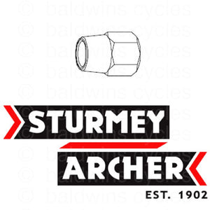 Sturmey Archer Left Hand Domed Nut