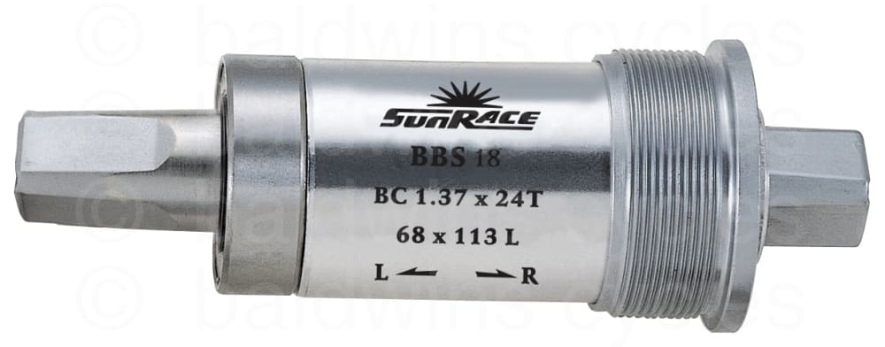 SunRace BBS18 Alloy Bottom Bracket 68mm - 111mm