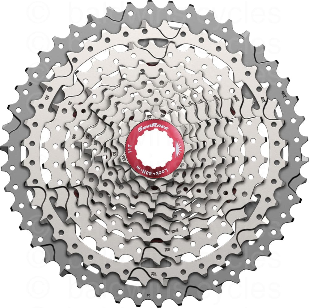 SunRace CSMX3 - 10 Speed MTB 11-40T Metallic Cassette