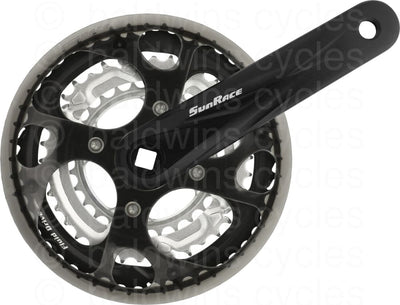 SunRace FCM300 - 7/8 Speed 48/38/28T 170mm Chainset