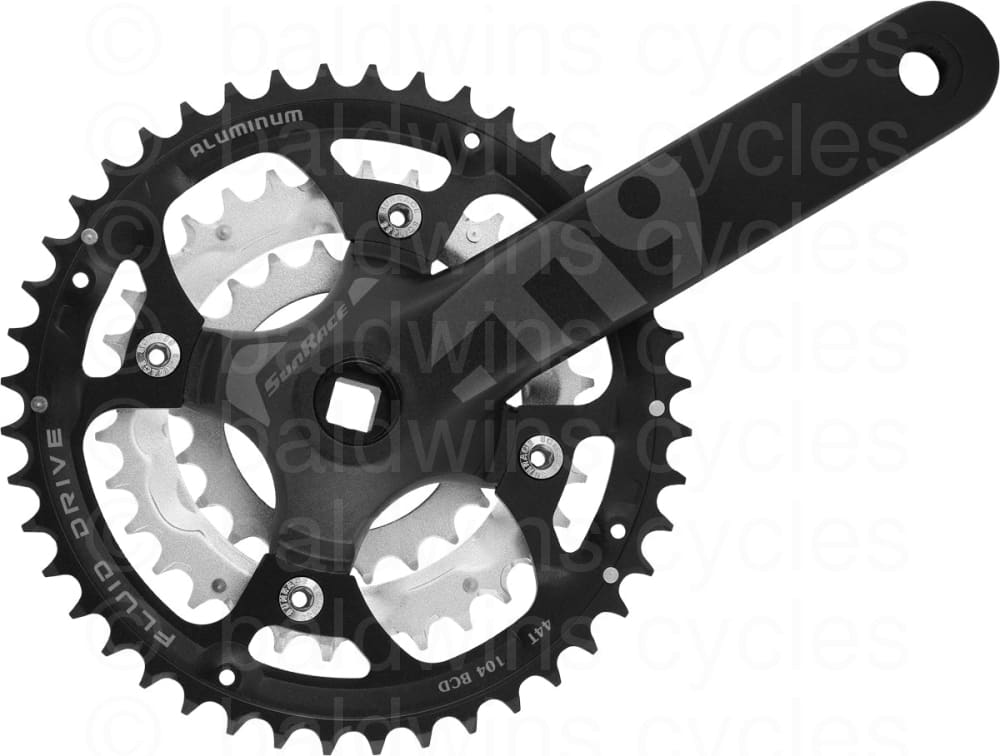 SunRace FCM914 - 9 Speed 44/32/22T 175mm Chainset