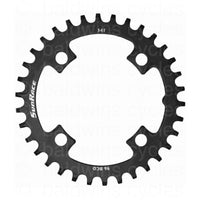 SunRace Narrow-Wide 96BCD Steel Chainring in Black - 34T