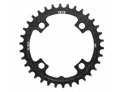 SunRace Narrow-Wide MX00 96 BCD Alloy Chainring - 36T