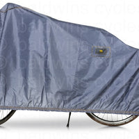 VK "E-Bike" Showerproof Single Bicycle Cover with Ventilation in Blue/Grey
