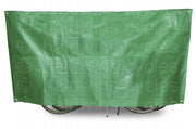 VK "Super Duo" Waterproof Lightweight Contoured Two Bicycle Cover Incl. 5m Cord in Green