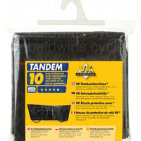 VK "Tandem" Waterproof Tandem Bicycle Cover Incl. 5m Cord in Black