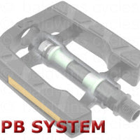 VP Components VPE506 Platform EPB Low Profile Flat Pedal in Black